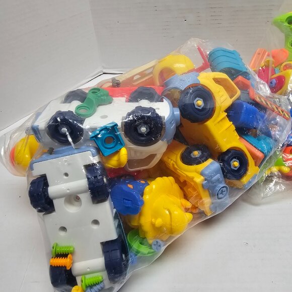 Airplane Truck Car Dinosaur Animal build Construct Kidtastic Junior Engineer LOT - Picture 6 of 12